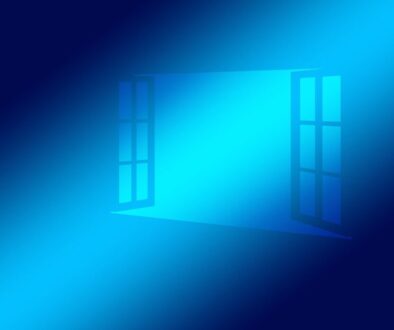 window open blue operating system 1231891